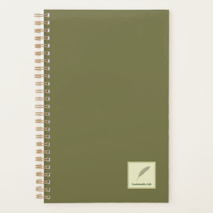 Character Custom Sustainable Life Green Planner