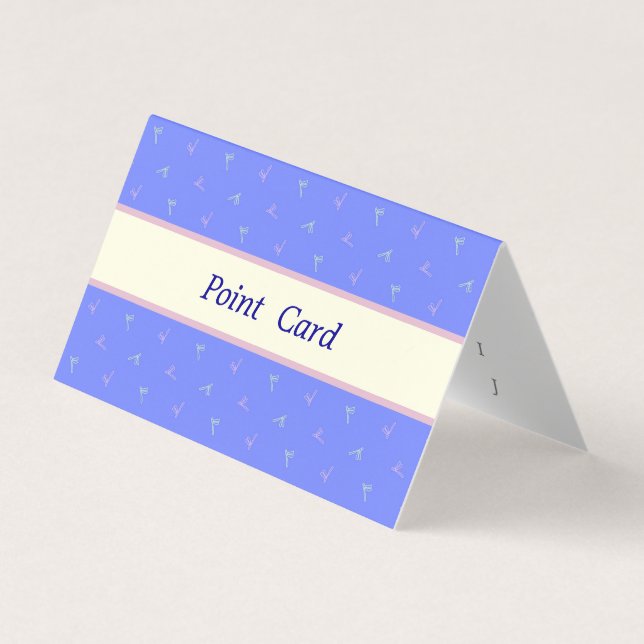 Character Custom Tonbo (Blue) Business Card (Front)