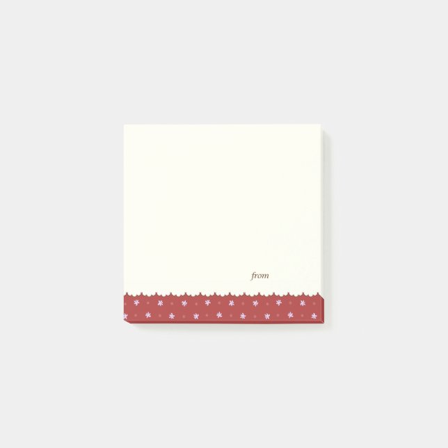 Character Customization Lily Red Post-it Notes (Front)