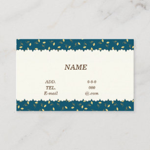 Character Customization Rose Green Business Card