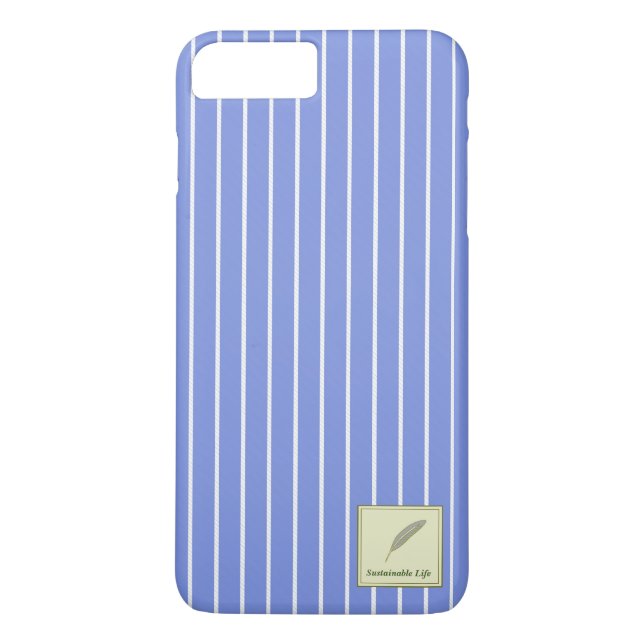 Character Customization Sustainable Life Blue Case-Mate iPhone Case (Back)