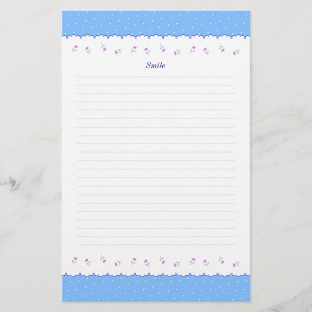 CHARACTER CUSTOMIZATION WILD LETTER SHEET STATIONERY (Front)