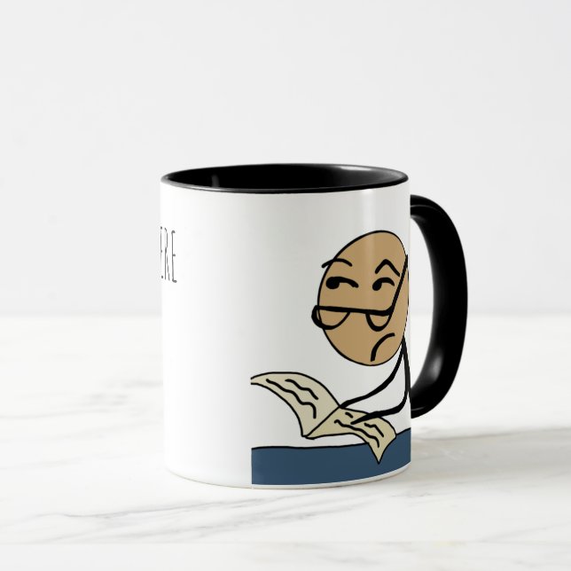 CHARACTER  EDITABLE MUG (Front Right)