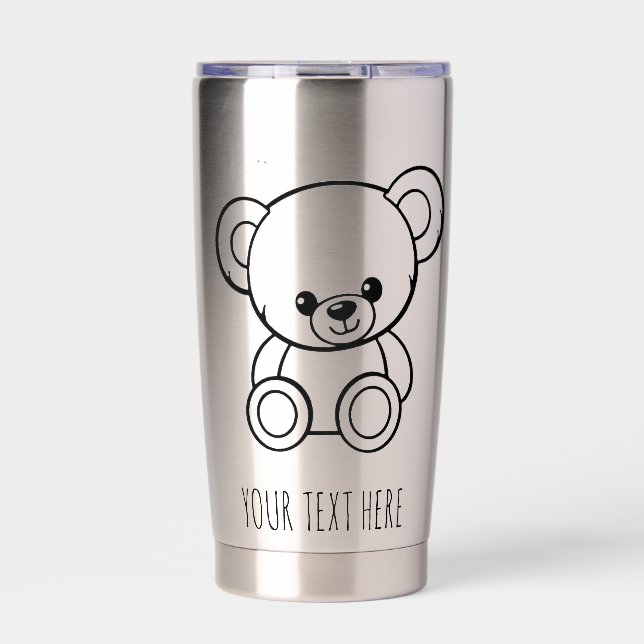 CHARACTER  EDITABLE MUG INSULATED TUMBLER (Front)