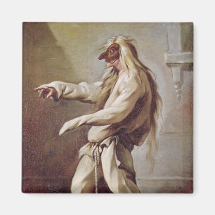 Character from the Commedia dell'Arte Magnet