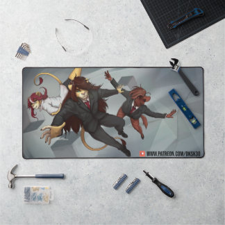 Character jumbo desk mat