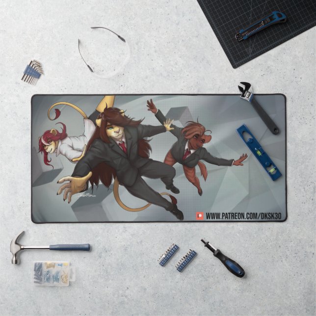 Character jumbo desk mat (Workstation)