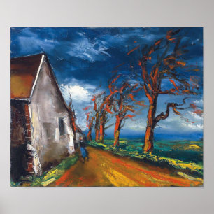 Character on a Village St.   Maurice de Vlaminck   Poster