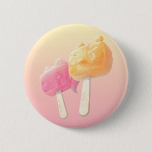 Character Popsicles 6 Cm Round Badge