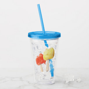 Character Popsicles Acrylic Tumbler