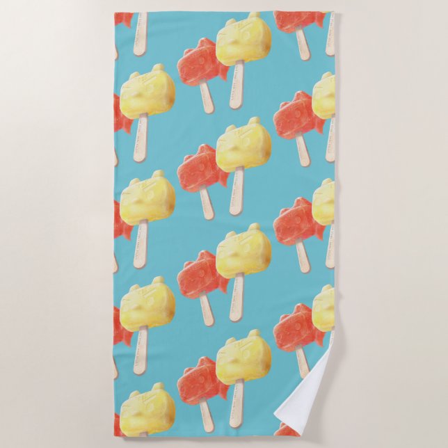 Character Popsicles Beach Towel (Front)