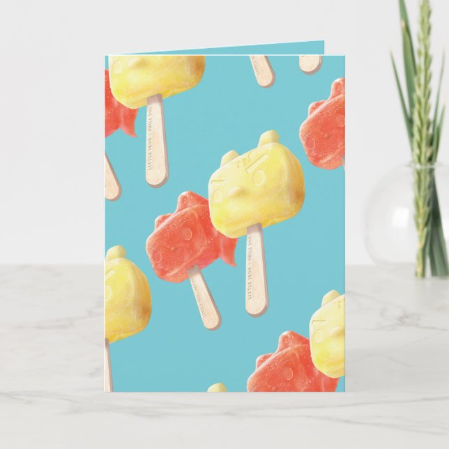 Character Popsicles Card (Front)