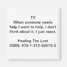 Character Quote from "Healing The Lost" 