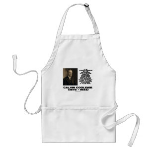 Characteristic Of The Unlearned Old New Coolidge Standard Apron