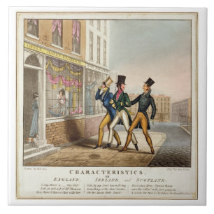 Characteristics - England, Ireland and Scotland, e Ceramic Tile
