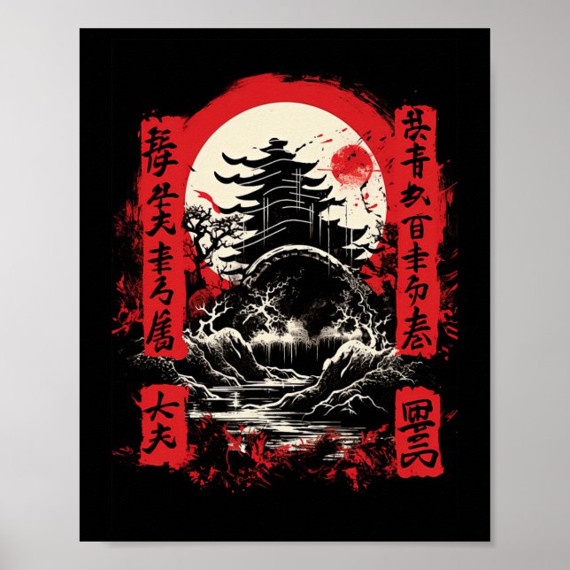 Characters Chinese American Kenpo Karate  Poster (Front)