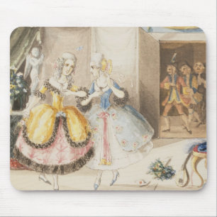 Characters from 'Cosi fan tutte' by Mozart, 1840 Mouse Pad