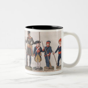Characters of the French Revolution Two-Tone Coffee Mug
