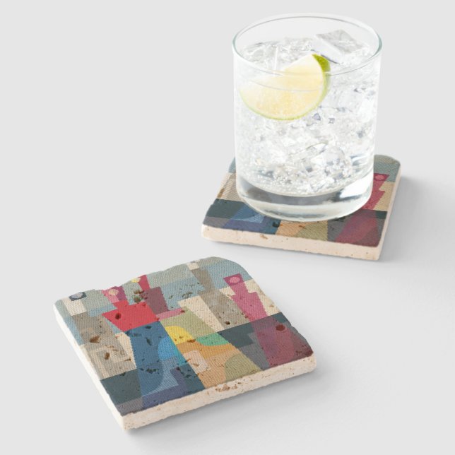 Characters | Sophie Taeuber-Arp | Stone Coaster (Side)