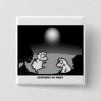 Charades at Night 15 Cm Square Badge