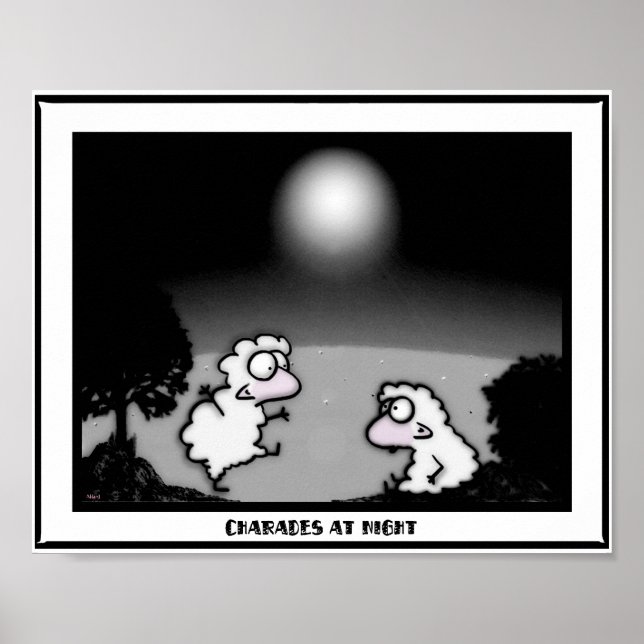 Charades at Night Poster (Front)
