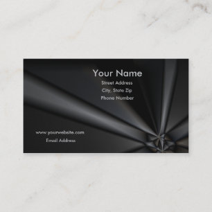 Charcoal Abstract Business Cards