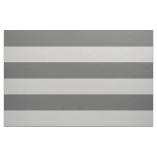 Charcoal and Grey Wide Stripes Large Scale Fabric