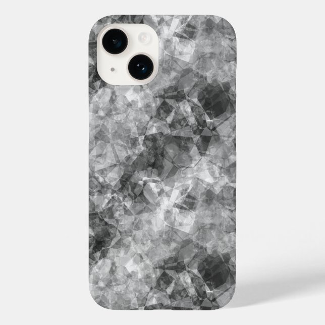 Charcoal Crumpled Texture Case-Mate iPhone Case (Back)