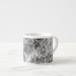 Charcoal Crumpled Texture Espresso Cup