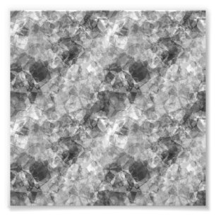 Charcoal Crumpled Texture Photo Print