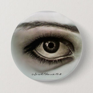 Charcoal Eye 7.5 Cm Round Badge