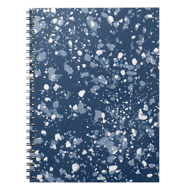 Charcoal Gray Marble Notebook (Front)