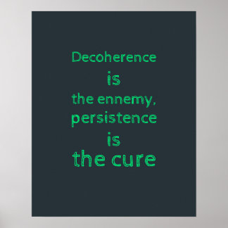 Charcoal Green Cabin Quantum Engineer Theme Poster
