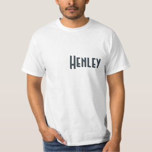 Charcoal Grey 3D Minimalist Modern Name T-Shirt