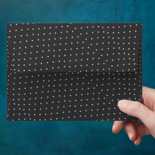 Charcoal Grey Polka Dot Envelope