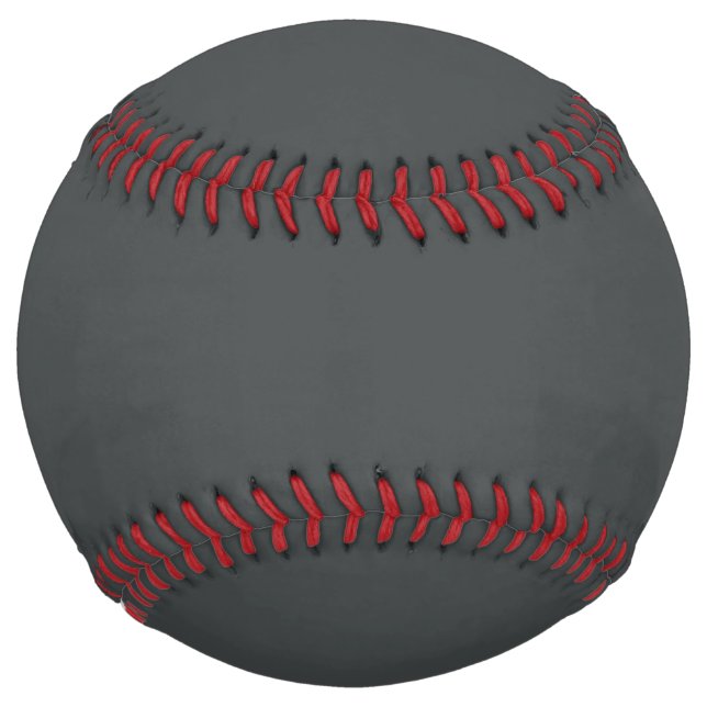 Charcoal grey (solid colour)  softball (Front)