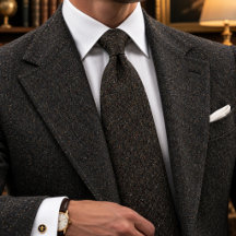 Charcoal Heritage Tweed Texture