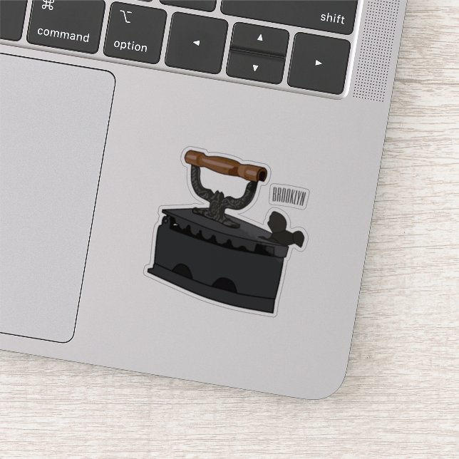 Charcoal iron cartoon illustration  (Detail)