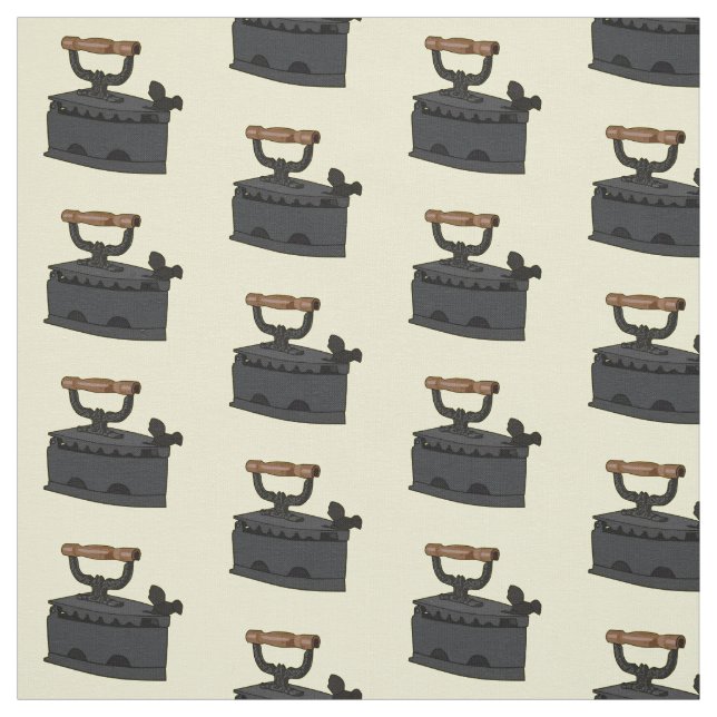 Charcoal iron cartoon illustration  fabric (Swatch)