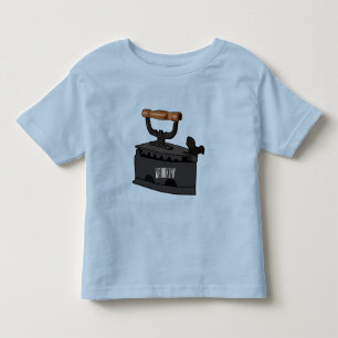 Charcoal iron cartoon illustration  toddler T-Shirt