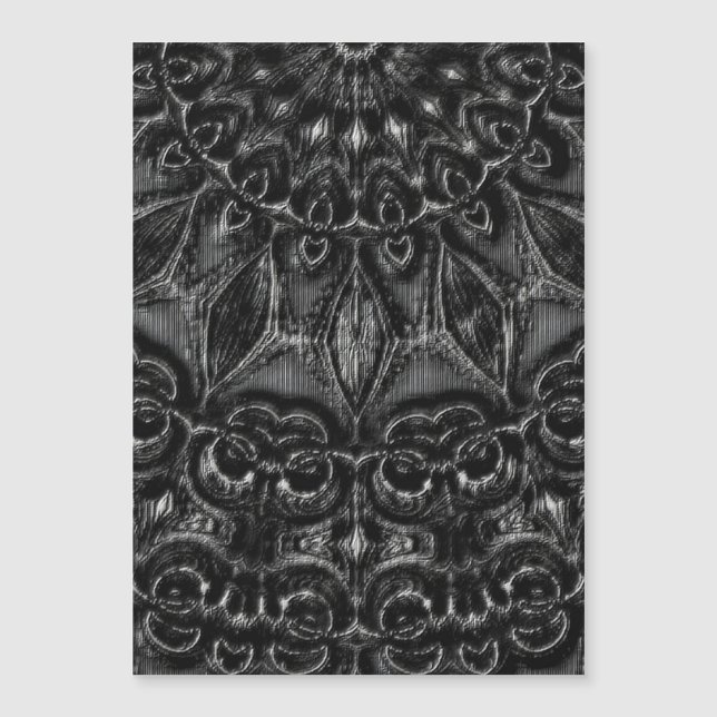 Charcoal Mandala  (Front)