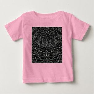 Charcoal Mandala  Baby T-Shirt