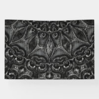 Charcoal Mandala Banner