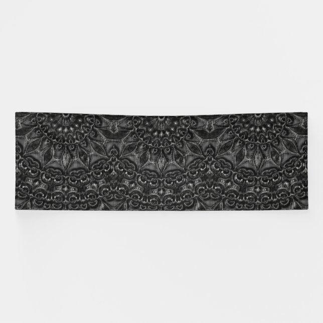 Charcoal Mandala  Banner (Horizontal)