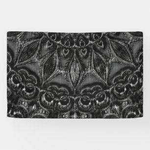 Charcoal Mandala Banner