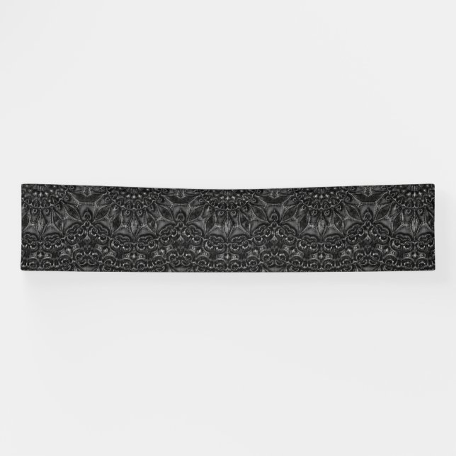 Charcoal Mandala  Banner (Horizontal)