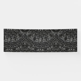 Charcoal Mandala Banner