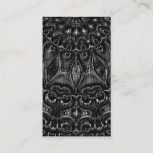 Charcoal Mandala Business Card