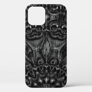 Charcoal Mandala  iPhone 12 Pro Case
