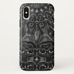 Charcoal Mandala  iPhone X Case